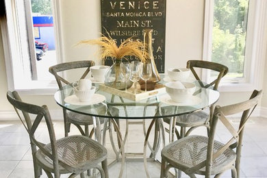 Inspiration for a transitional dining room remodel in Toronto