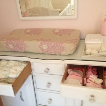 Baby Girl Nursery: Orchid and pale pink