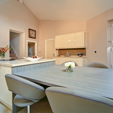 Gloss Ivory Kitchen Installed in Stalybridge, Tameside