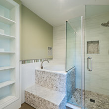 Japanese soaking tub shower space