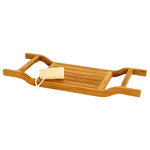 ARB Teak & Specialties - Teak Tub Seat/Caddy Coach 31.5" (80 cm), 34.5" - Sit back and relax while soaking in the suds. Keep everything you need close by for maximum relaxation thanks to the 34.5” Coach teak wood tub caddy designed by ARB Teak. It will become a staple in your bath routine in no time. It is perfect for holding your glass of wine, book, candle or hand towel.