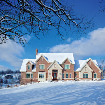 Salem Creek Tudor Brick & Citadel Stone Home - Pennsylvania