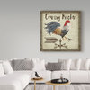 Jean Plout 'Rustic Rooster Vane 3' Canvas Art