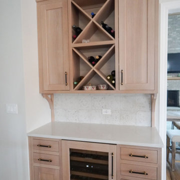 Park Ridge, White Painted w/ White Oak Island, Bar, Bathrooms & Navy Mudroom