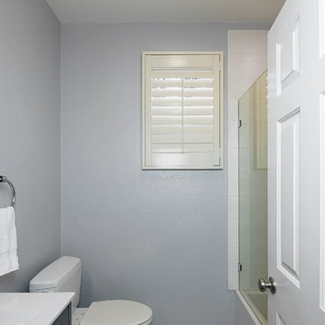 guest bathroom mountain view