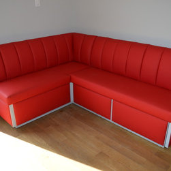 Kitchen Corner Bench Red - Dining Benches