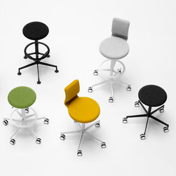 LAB family of task chairs and stools - Office Chairs