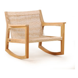 Wintons Teak Ava Rocking Chair - Patio Furniture And Outdoor Furniture