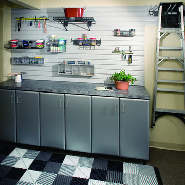 Garage or utility storage with lots of space to hang your tools