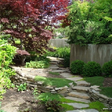 Stepping stone path ways