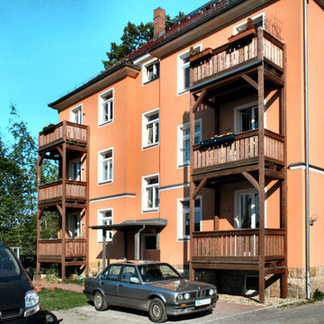 Mehrstöckige Balkone