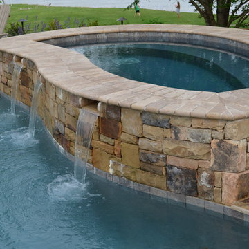 Lake Property with Infinity edge pool