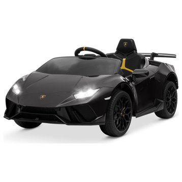 Kidzone Kids 12V Ride On Car Electric Vehicle Toy - Black