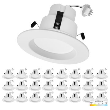 LED 4" Low Voltage MR16 Replacement Downlight, 12V, Warn White 3000k, 24-Pack