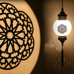 Turkish Style Laser Cut Ottoman Lighting - Pendant Lighting