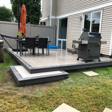 Azek-PVC-Slate Gray and Island Oak 3