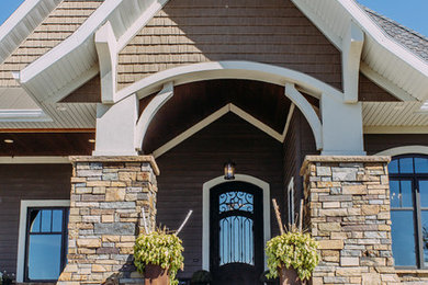 Example of a mountain style exterior home design in Other
