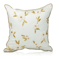 Kachnar Mint Throw Pillow - Decorative Pillows