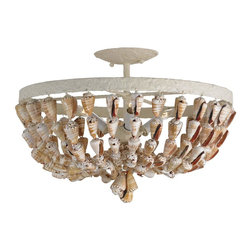 Currey & Company Waterside Ceiling Mount - Flush-mount Ceiling Lighting