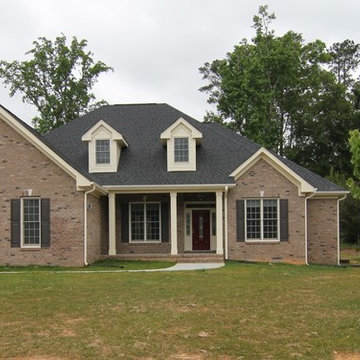 Traditional Style exterior with white columns