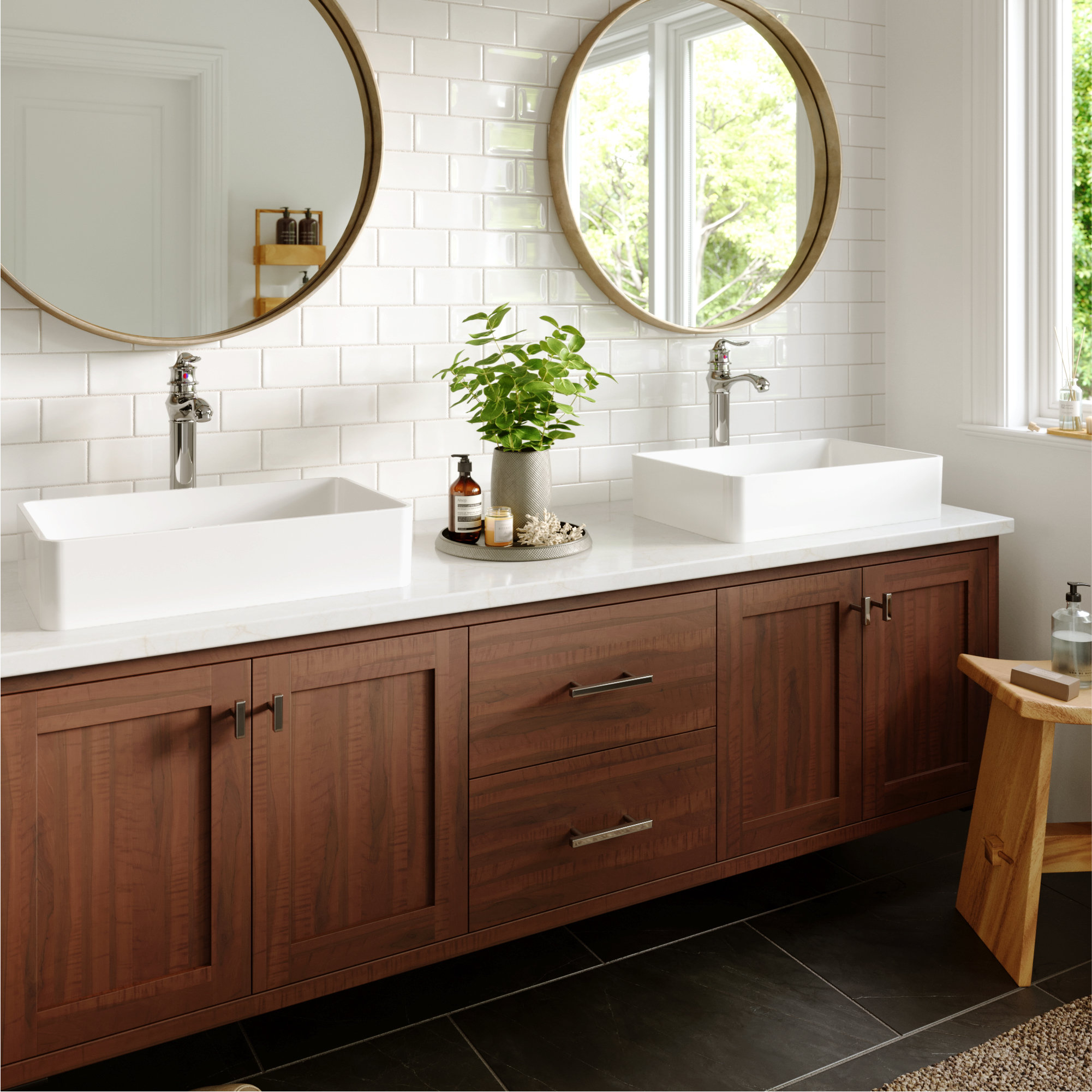 Karran KBF432 1-Hole 1-Handle Vessel Faucet With Pop-up Drain, Chrome