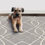 Ruggable Washable Indoor/Outdoor Amara Gray Rug Set, 2.5'x7' Runner