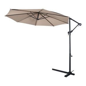 Tilt Crank Patio Umbrella 10 Contemporary Outdoor Umbrellas By Trademark Innovations