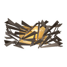 Bermuda 2-Light Bath Fixture, Antique Gold with Rustic Bronze