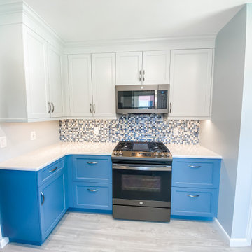 Glen Burnie Blue & White Kitchen Remodel