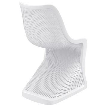 Compamia Bloom Outdoor Dining Chairs, Set of 2, White