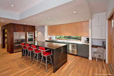 Trendy kitchen photo in Austin