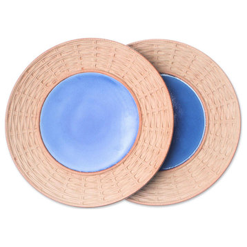 NOVICA Country Meal And Ceramic Plates  (Pair)