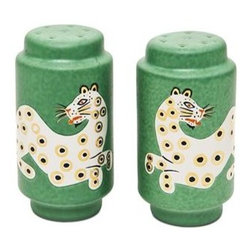 Waylande Gregory Leopard Salt & Pepper Shakers - Dinnerware
