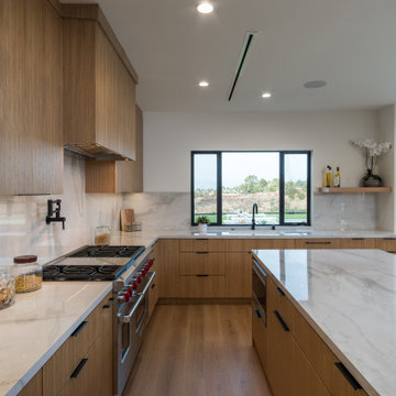 Hidden Hills - Sleek and Spacious Open Concept Kitchen Design