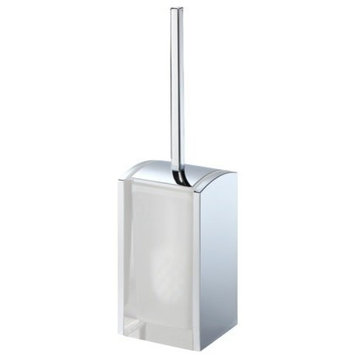 Anthracite or Transparent Thermoplastic Resins Rectangle Toilet Brush Holder