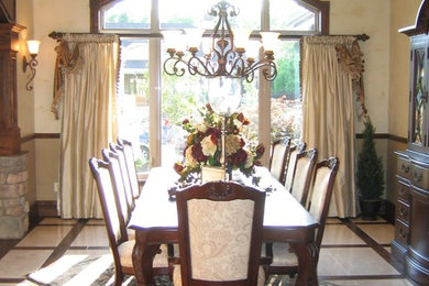 Inspiration for a timeless dining room remodel in Other