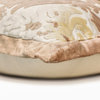 Gold Beige Velvet Damask, Victorian Velvet 16"x16" Pillow Cover- Agatha
