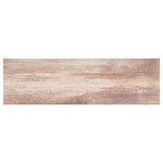 The Tile Shop - Annie Selke Soft Pink Barn Board Porcelain Floor and Wall Tile 11 x 37 in. - This inventive take on wood-look tile features a watercolor effect layered over a faux woodgrain, softening the pattern. Floors and statement walls alike take on an authentic modern farmhouse look with a muted woodgrain effect. Explore a more creative spin on wood-look tile by experimenting with the subtle, washed-out color of the 11'' x 37'' Soft Pink Barn Board porcelain tile.