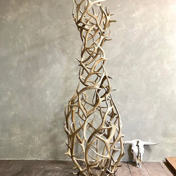 Large 6' Antler Vase Sculpture - Sculptures