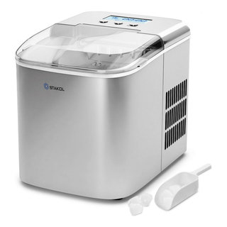 Costway Nugget Ice Maker Countertop 44lbs Per Day w/Ice Scoop and  Self-Cleaning