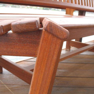 Cumaru Benches by Bill Truitt Wood Works