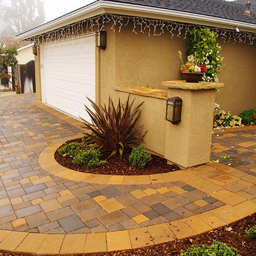 Pavers Driveway, Walkway & Patio with Gold, Santa Maria CA