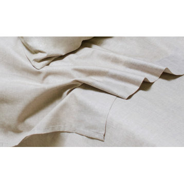 All Cotton 144 Thread Count  100% Cotton Sheet set, Blush, King