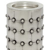 Industrial Silver Metal Candle Holder Set 34233