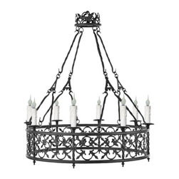 CH-183 Hand Made Iron Chandelier Designs - Chandeliers
