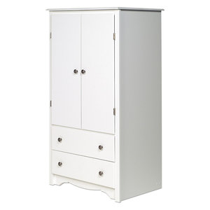 Prepac Elite Storage 32 Wardrobe Armoire Contemporary