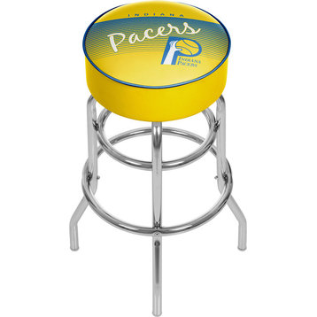 Bar Stool - Indiana Pacers Hardwood Classics Stool with Foam Padded Seat