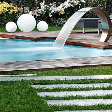 Waterfalls Ideas for your Backyard Pool Remodel