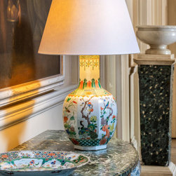 Vaughan Famille Verte Table Lamp &ndash; Birds - Table Lamps