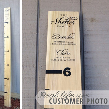 Customer Lifestyles: Custom Family Names for Growth Chart!